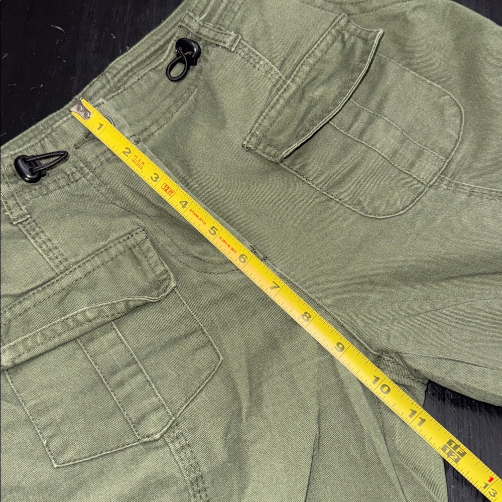 brandy melville. army green cargo style pants. one size. great used condition. - Picture 8 of 10